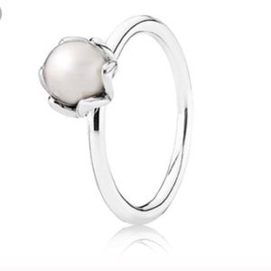 Retired Pandora pearl ring